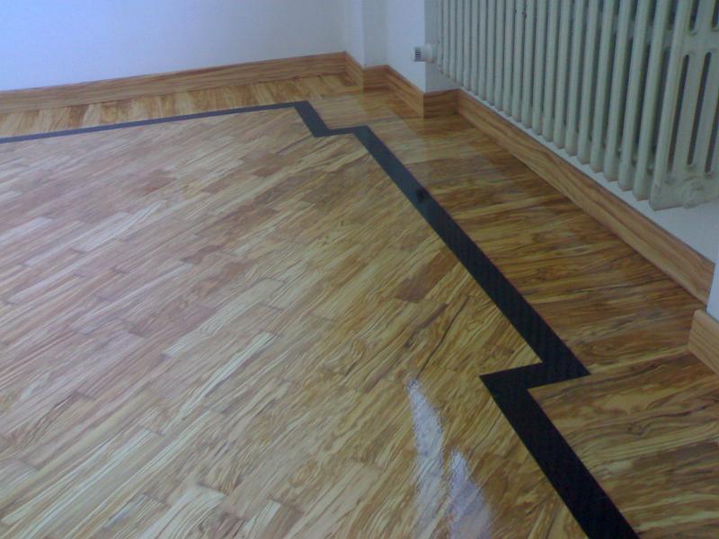 lamparquet olivo ditta con fascia e bindello in wengè